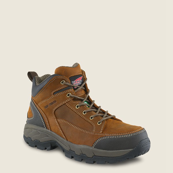 Red Wing Hiking Boots Mens Brown - Truhiker - 5-inch Csa Safety Toe - 3641859-QO